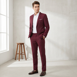 Briggs - Eleganter Formeller Anzug – Rot
