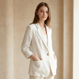Juliette - Lässiger Leichter Blazer – Beige
