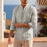 Darius - Lässiges Langarmhemd – Beige