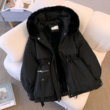 Elegante Winterjacke – Schwarz