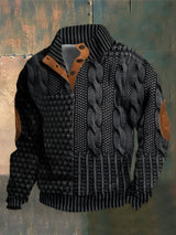 Auric | Unkomplizierter und schicker Winterpullover – Dunkelgrau