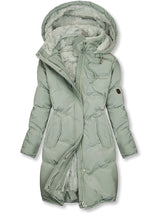 Luxuriöse und isolierte Jacke – Grün