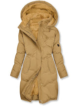 Luxuriöse und isolierte Jacke – Gelb
