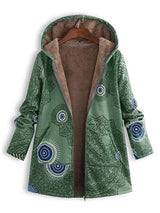 Aerilyn – Warmer Und Weicher Parka Mit Taschen – Grün