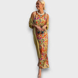 Elveria –  Maxikleid mit Cardigan – Stil 1