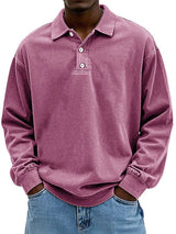 Langarm-Polo Smart-Casual – Rosa