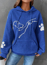 Alaina - bequeme kapuze – Blue