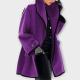Sherry - Eleganter Trench Mantel – Lila