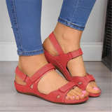 Aspasia - Stilvolle Sommersandalen für Damen – Rot