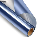 SichtSchutz™ Privatsphäre- & Hitzeschutz – Blau-Silber