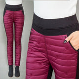 Helen - Warme Schneehose Damen – Rot