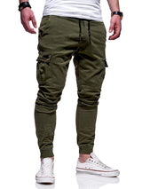 James - Cargo-Hose mit Taschen – Dunkelgrün