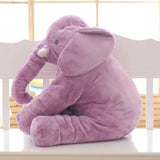 Plüschkissen Elefant - Kuscheltier für Komfort und Schlaf – Violett