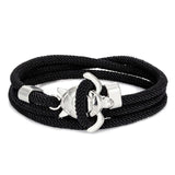 Handgefertigtes Meeresschildkröten-Armband – Schwarz