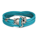 Handgefertigtes Meeresschildkröten-Armband – Türkis