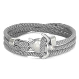 Handgefertigtes Meeresschildkröten-Armband – Grau