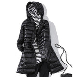 Damen Langjacke wasserabweisend – Schwarz