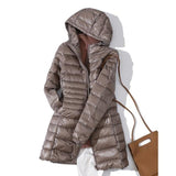 Damen Langjacke wasserabweisend – Grau