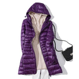 Damen Langjacke wasserabweisend – Lila