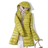 Damen Langjacke wasserabweisend – Gelb