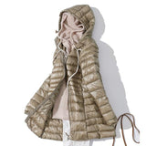 Damen Langjacke wasserabweisend – Beige