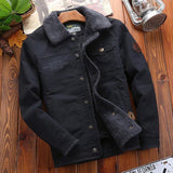 Aviator-Tradition™ Jacke aus Baumwolle mit Fleecefutter / Die Offizielle Jacke für Mutige und Stilbewusste Männer! – Marineblau