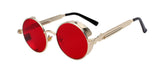 Juno | Vintage Steampunk-Sonnenbrille – Rot