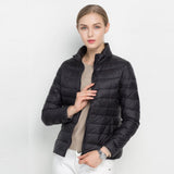 Damensteppjacke mit langer Form | Wintertauglich – Schwarz