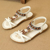 Maria | Bequeme Sandalen – Weißes Athene