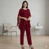 Oda | Asymmetrisches Loungewear-Set – Rød