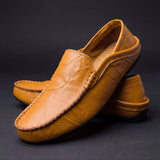 Elias | Bequeme Slip-On Polster-Loafers für stilvolle Auftritte – Khaki