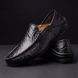 Elias | Bequeme Slip-On Polster-Loafers für stilvolle Auftritte – Schwarz