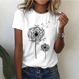 Panelope - Elegant Damen T-Shirt – Weiß