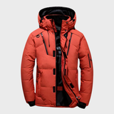 Chester™ - Elegante und Wasserdichte Warme Daunenjacke – Orange