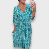 Noelea – Maxikleid mit verspieltem Boho-Flair – Blau