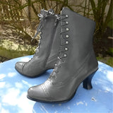 Imani | Schicke & Mutige Biker Boots – Grau