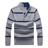 Maddox - herrenpullover mit kragen – Grau