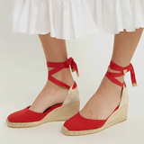 Venedig – Elegante und Modische Damensandalen – Rot