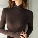 Dorothea | rollkragenpullover – Kaffee