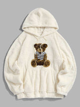 Teddy - wärmerer winter-hoodie – Weiß