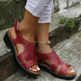 OrthoGrace™ – Damen Sandalen mit Orthopädischem Fußbett – Rot