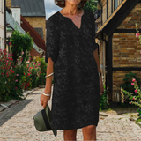 Amber - Elegantes Kleid für Damen – Schwarz