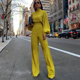 Vivienne – Stylischer Jumpsuit – Gelb