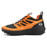 Bequeme Wanderschuhe für Herren mit Fußgewölbeunterstützung – Orange