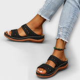 Amalia - Orthopädische Sandalen – Schwarz