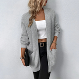Lana™ - Lässiger Relaxed Cardigan – Grau (Fast ausverkauft)