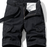 Funktionale Herren Shorts mit mehreren Taschen für Alltag und Abenteuer – Schwarz