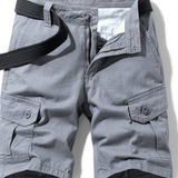 Funktionale Herren Shorts mit mehreren Taschen für Alltag und Abenteuer – Grau
