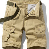 Funktionale Herren Shorts mit mehreren Taschen für Alltag und Abenteuer – Khaki