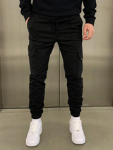 Roland | Stylische Cargo-Jogger – Schwarz